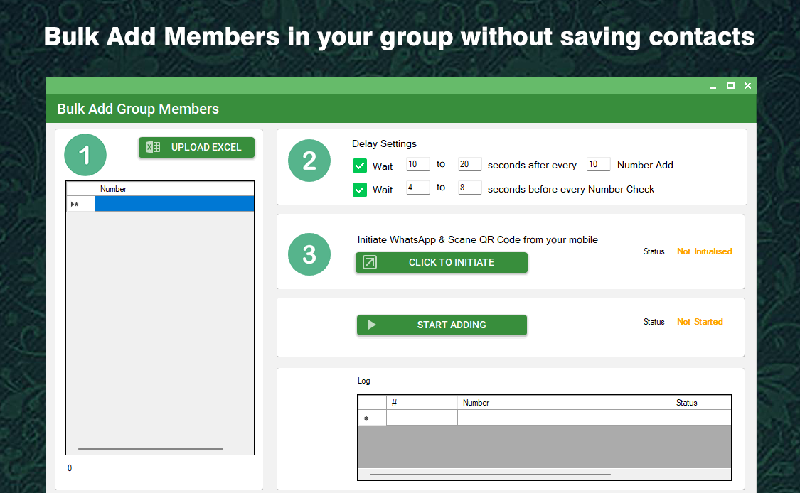 Bulk Group Sender